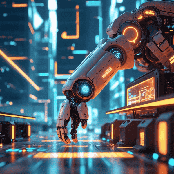 Advanced AI Implementation & Automation - AI Concept Image (600 x 600 px) Advanced AI Implementation & Automation - AI Concept Image (600 x 600 px)